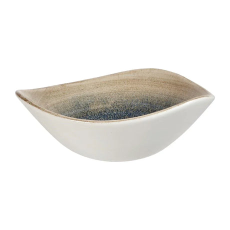FA668 Churchill Stonecast Aqueous Triangular Bowls Bayou Taupe 13oz 185mm (Pack of 12) - JD Catering Equipment Solutions Ltd