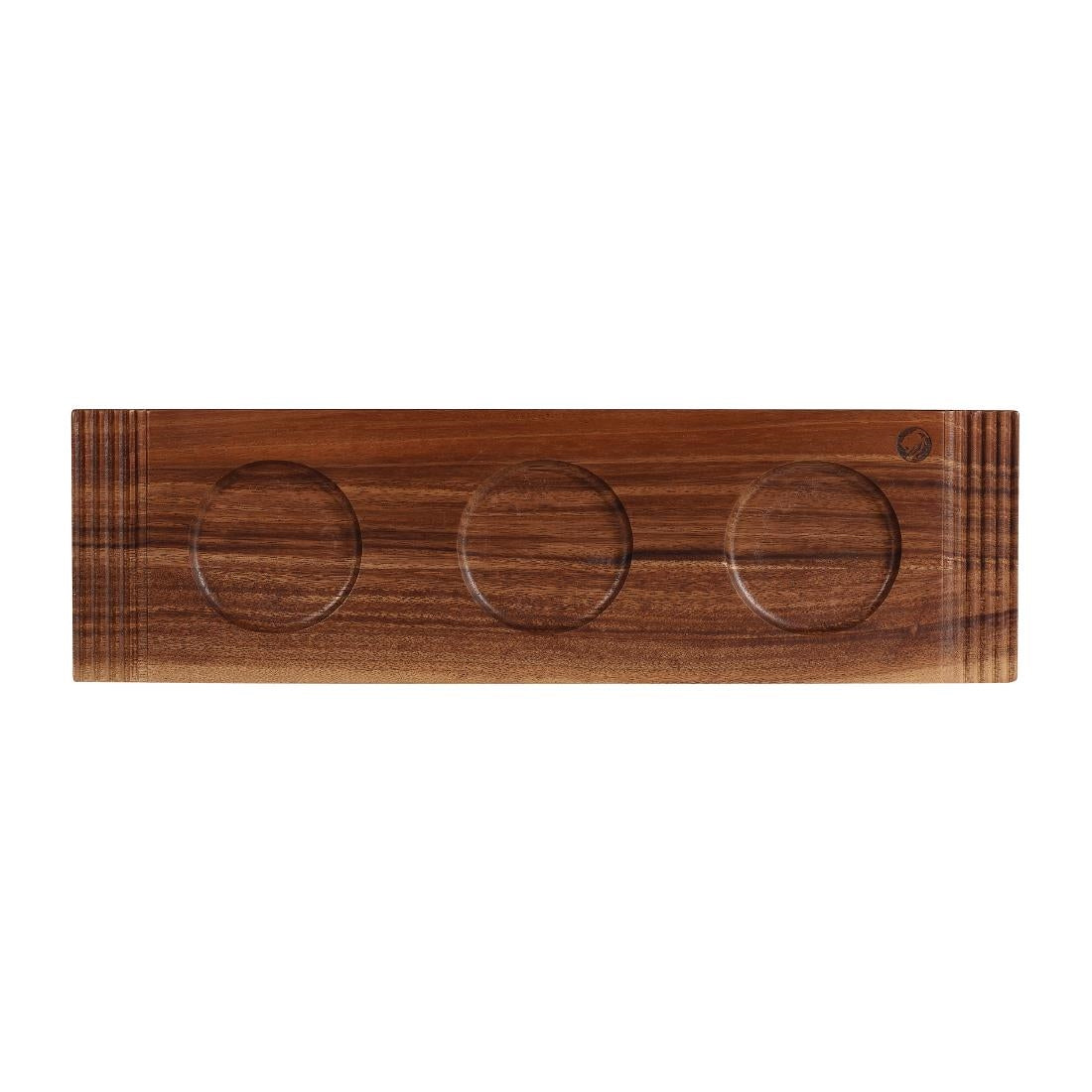 FA671 Churchill Alchemy Wood Medium Double Handled Boards 400 x 115mm JD Catering Equipment Solutions Ltd
