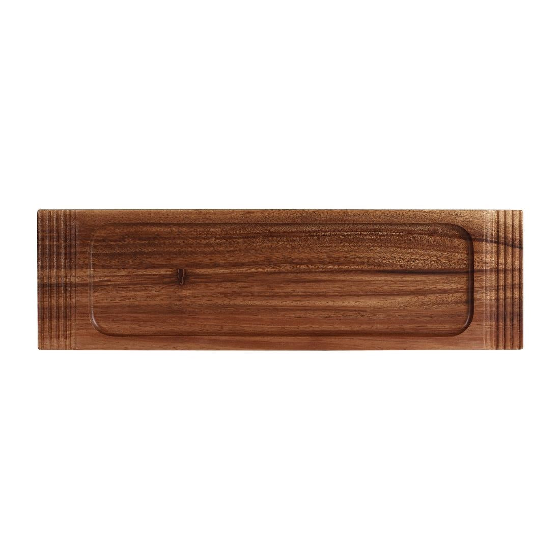 FA671 Churchill Alchemy Wood Medium Double Handled Boards 400 x 115mm JD Catering Equipment Solutions Ltd