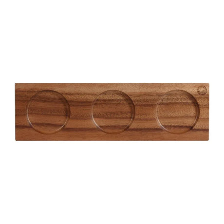 FA674 Churchill Alchemy Wood Small Serving Boards 300 x 90mm (Pack of 4) - JD Catering Equipment Solutions Ltd