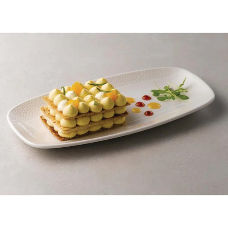 FA682 Churchill Isla Oblong Plates White 150 x 295mm (Pack of 12) - JD Catering Equipment Solutions Ltd