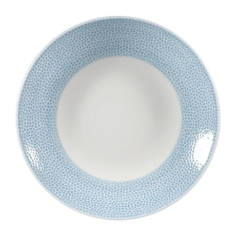 FA685 Churchill Isla Deep Coupe Plates Ocean Blue 255mm (Pack of 12) JD Catering Equipment Solutions Ltd