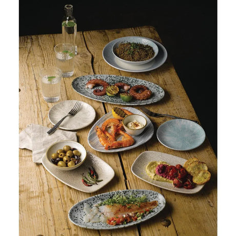 FA686 Churchill Isla Deep Coupe Plates Ocean Blue 281mm (Pack of 12) - JD Catering Equipment Solutions Ltd