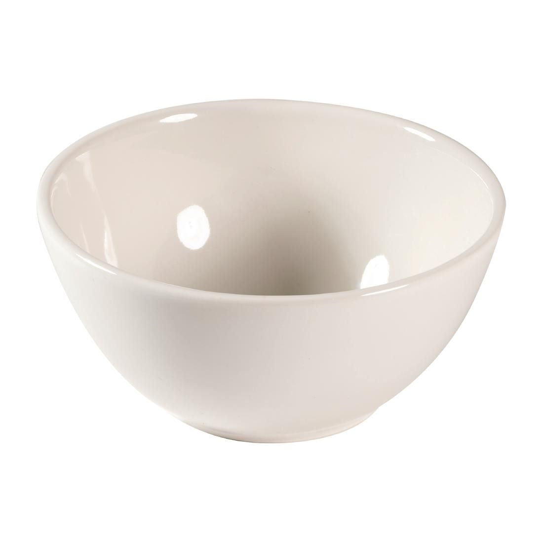 FA690 Churchill Profile Snack Bowls White 14oz 130mm (Pack of 12) JD Catering Equipment Solutions Ltd