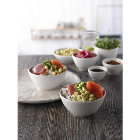 FA690 Churchill Profile Snack Bowls White 14oz 130mm (Pack of 12) - JD Catering Equipment Solutions Ltd