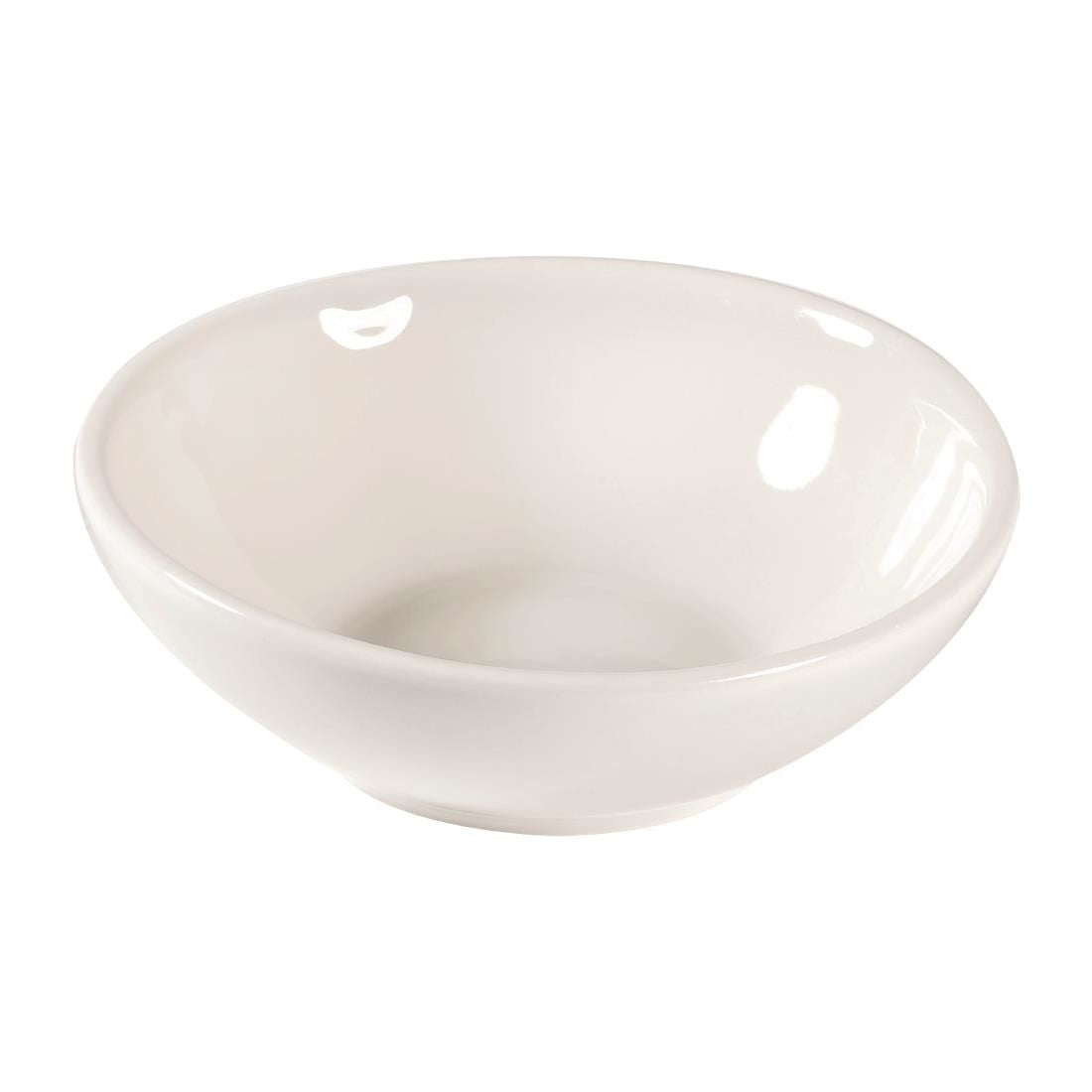 FA691 Churchill Profile Shallow Bowls White 7oz 116mm (Pack of 12) JD Catering Equipment Solutions Ltd