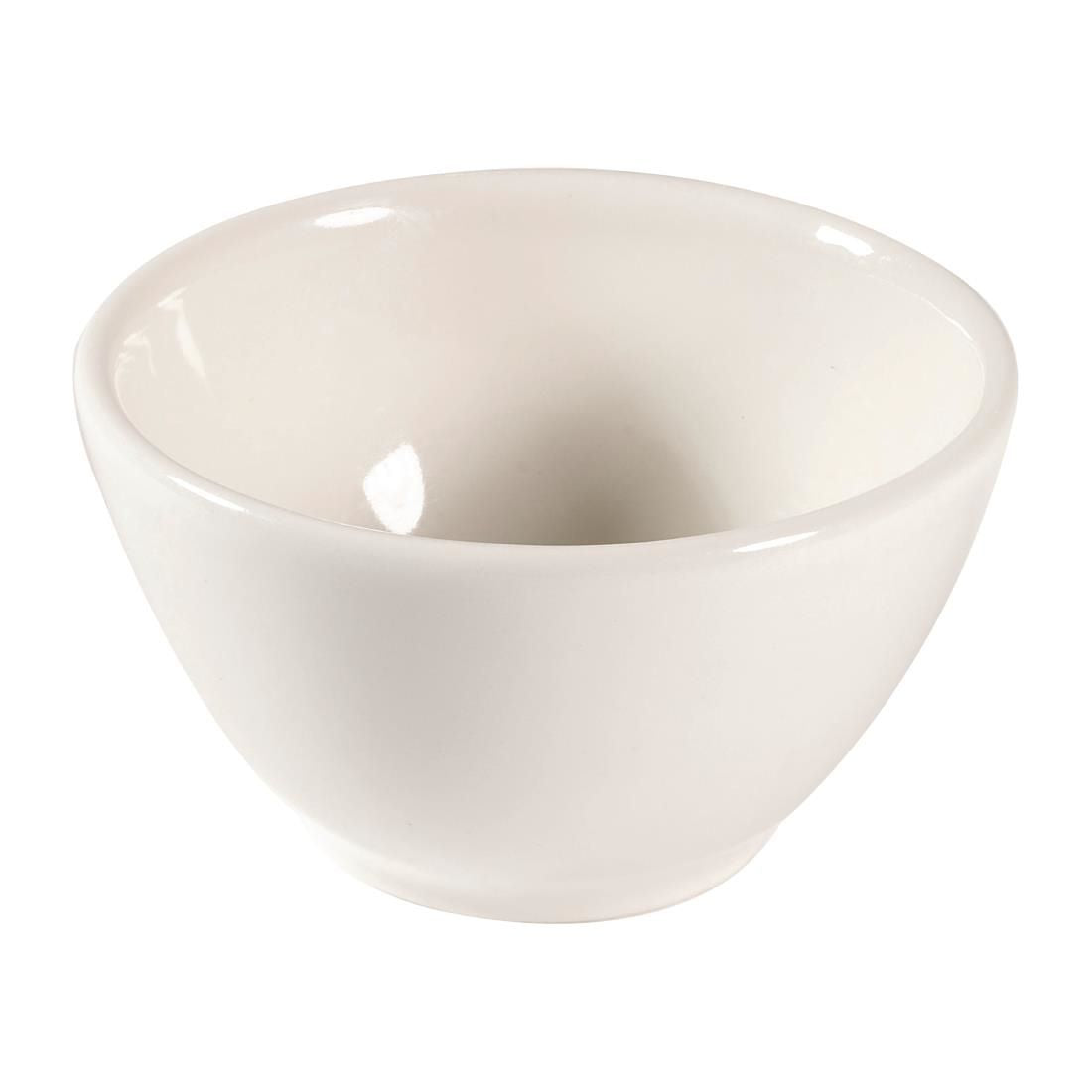 FA694 Churchill Profile Dip Pots White 4oz 85mm (Pack of 24) JD Catering Equipment Solutions Ltd