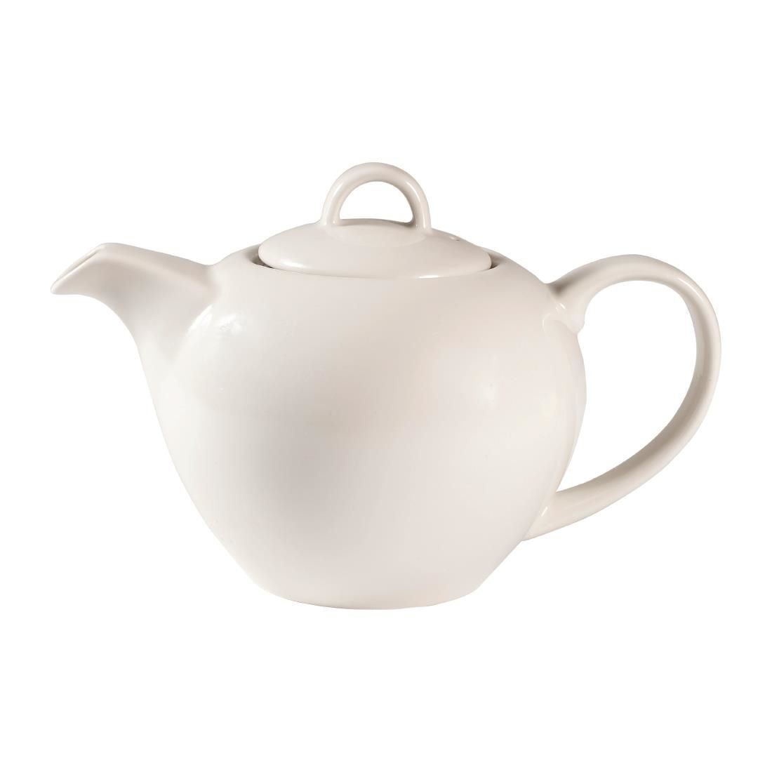 FA697 Churchill Profile Elegant Teapots White 15oz 426ml (Pack of 4) JD Catering Equipment Solutions Ltd
