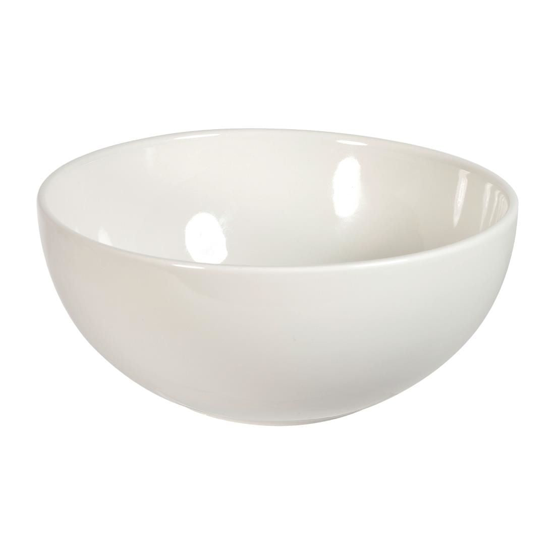 FA698 Churchill Profile Noodle Bowls White 37.8oz 183mm (Pack of 6) JD Catering Equipment Solutions Ltd