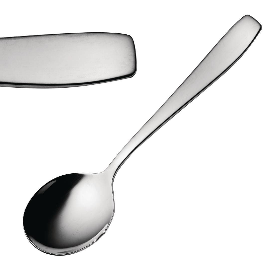 FA735 Churchill Cooper Soup Spoons (Pack of 12) JD Catering Equipment Solutions Ltd