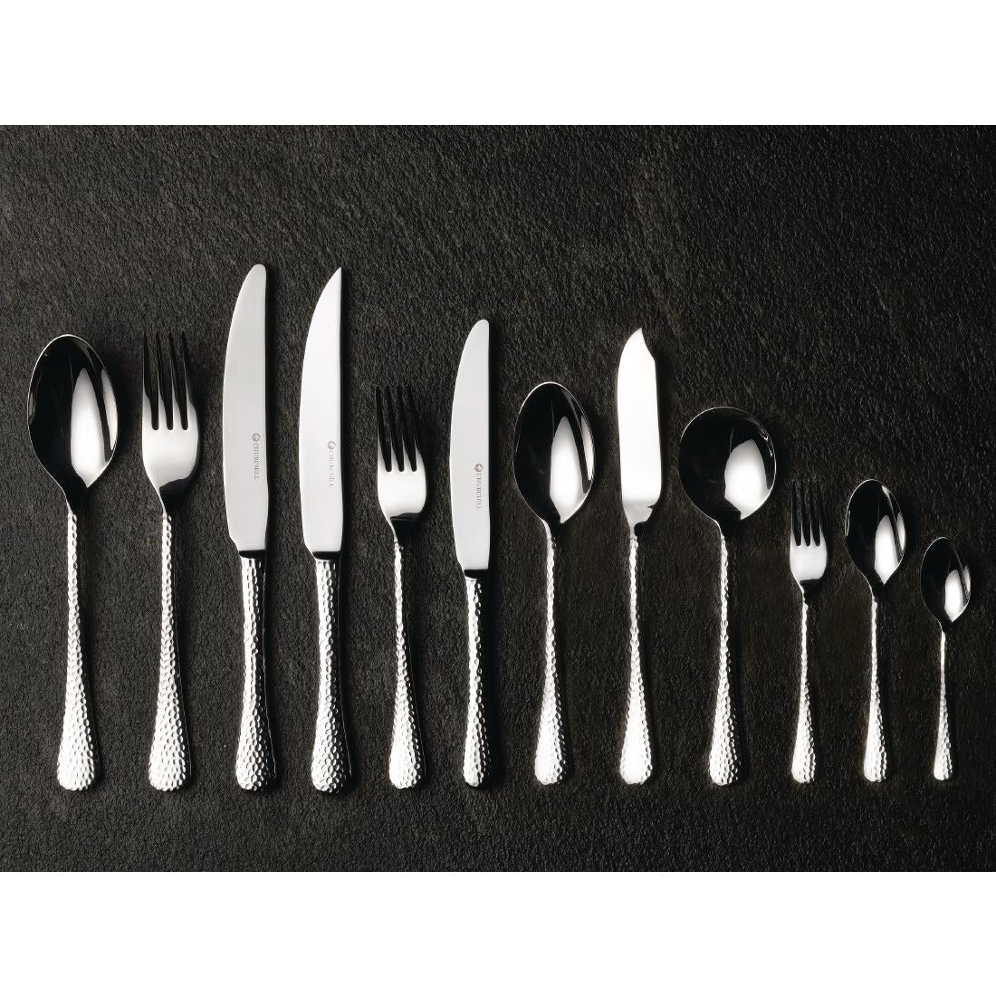FA747 Churchill Isla Soup Spoons (Pack of 12) JD Catering Equipment Solutions Ltd