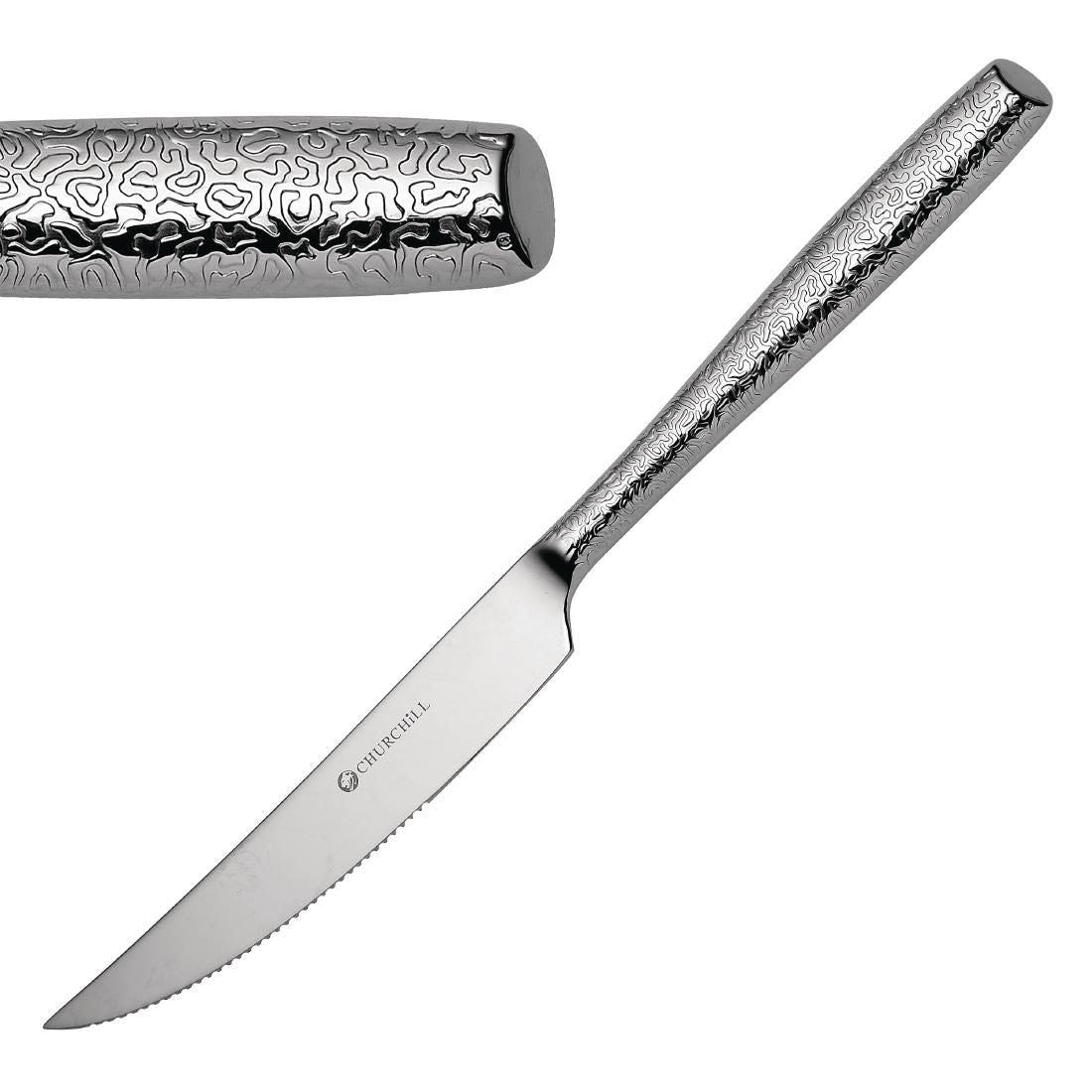 FA772 Churchill Raku Steak Knives (Pack of 12) JD Catering Equipment Solutions Ltd