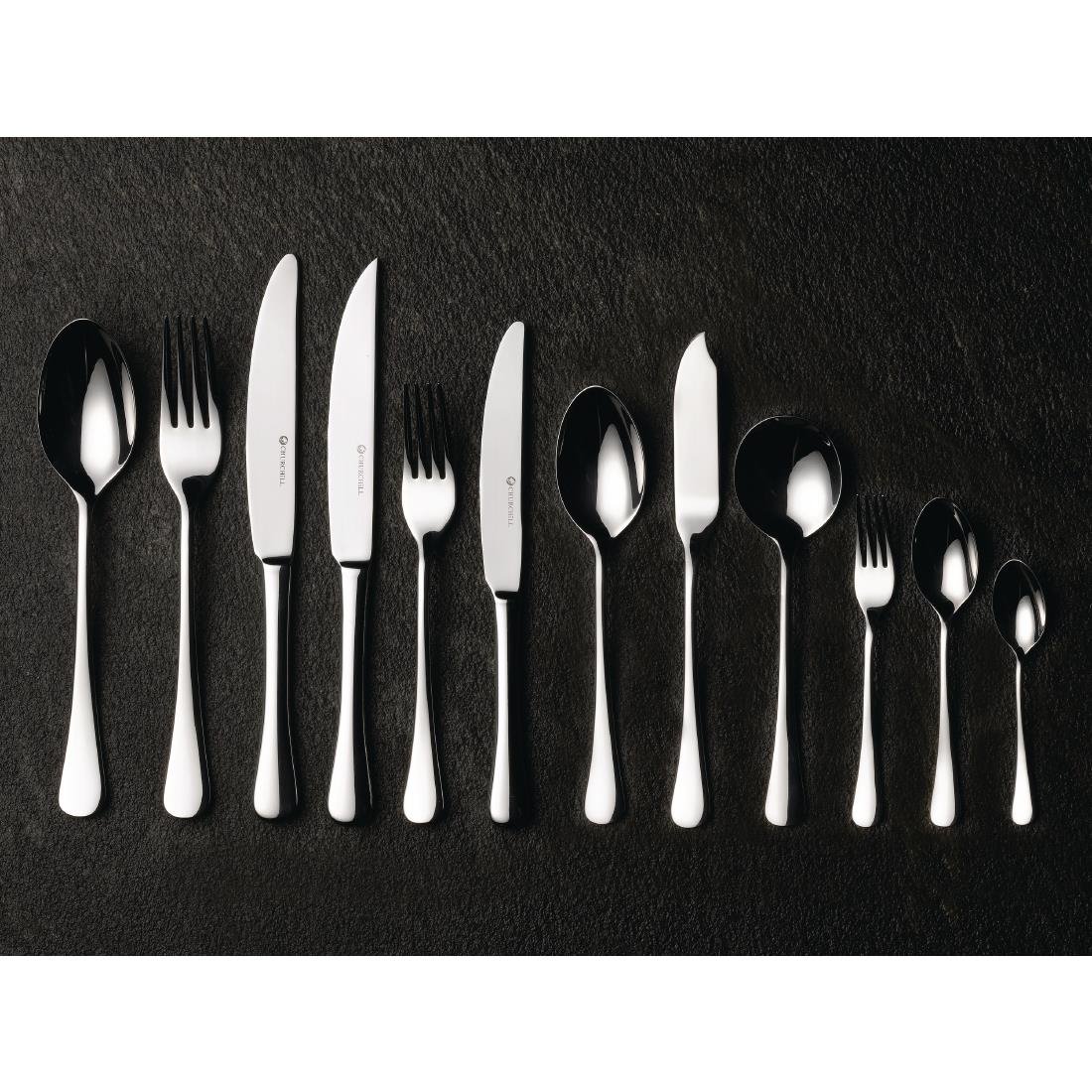 FA787 Churchill Tanner Table Spoons (Pack of 12) JD Catering Equipment Solutions Ltd