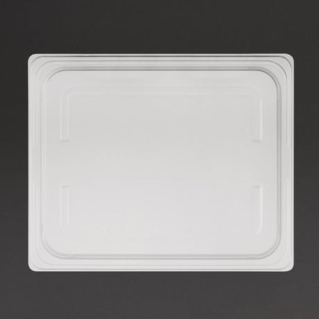 FA827 Nisbets Essentials Polypropylene 1/2 Gastronorm Lid Clear JD Catering Equipment Solutions Ltd