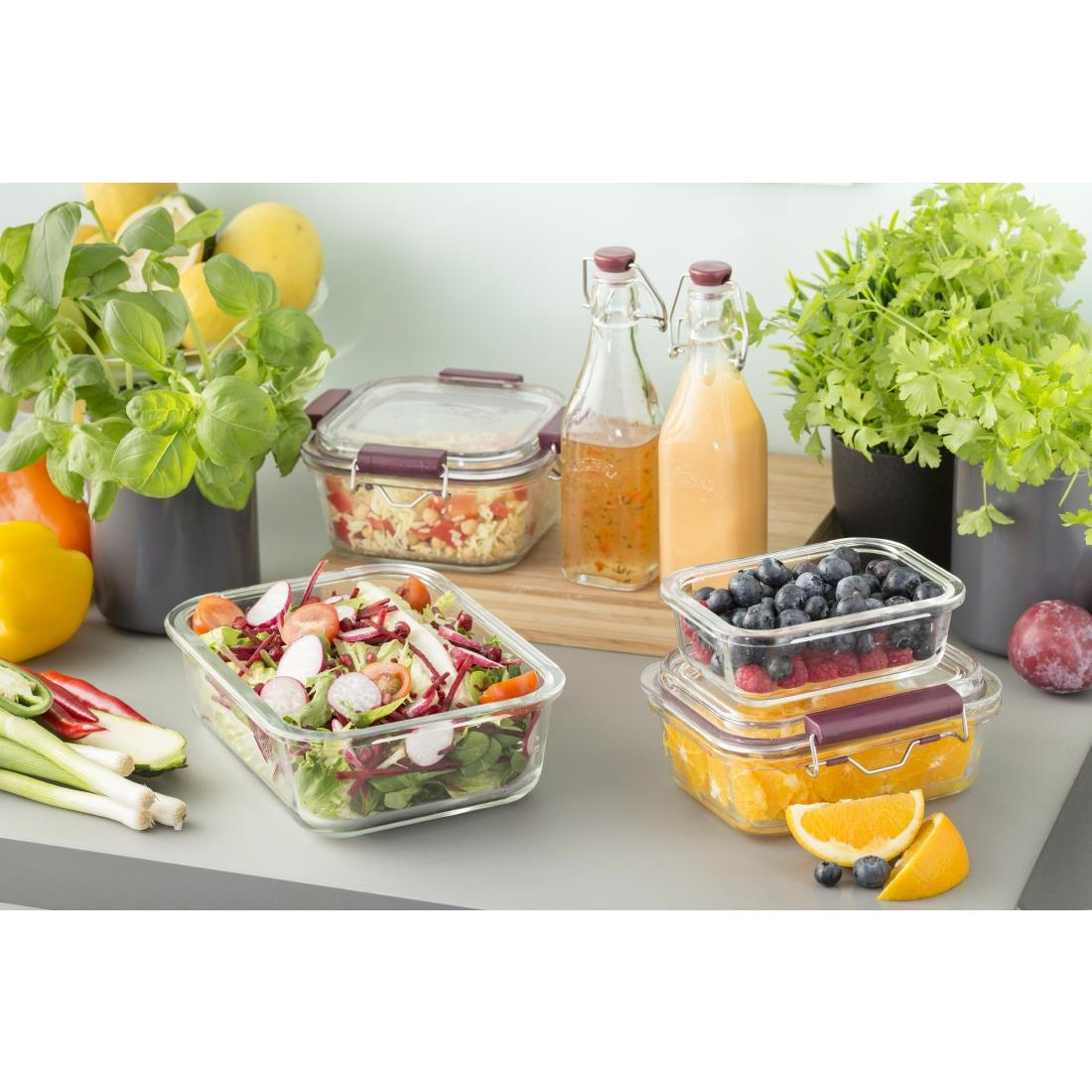 FA832 Kilner Fresh Storage Glass Food Container 750ml JD Catering Equipment Solutions Ltd