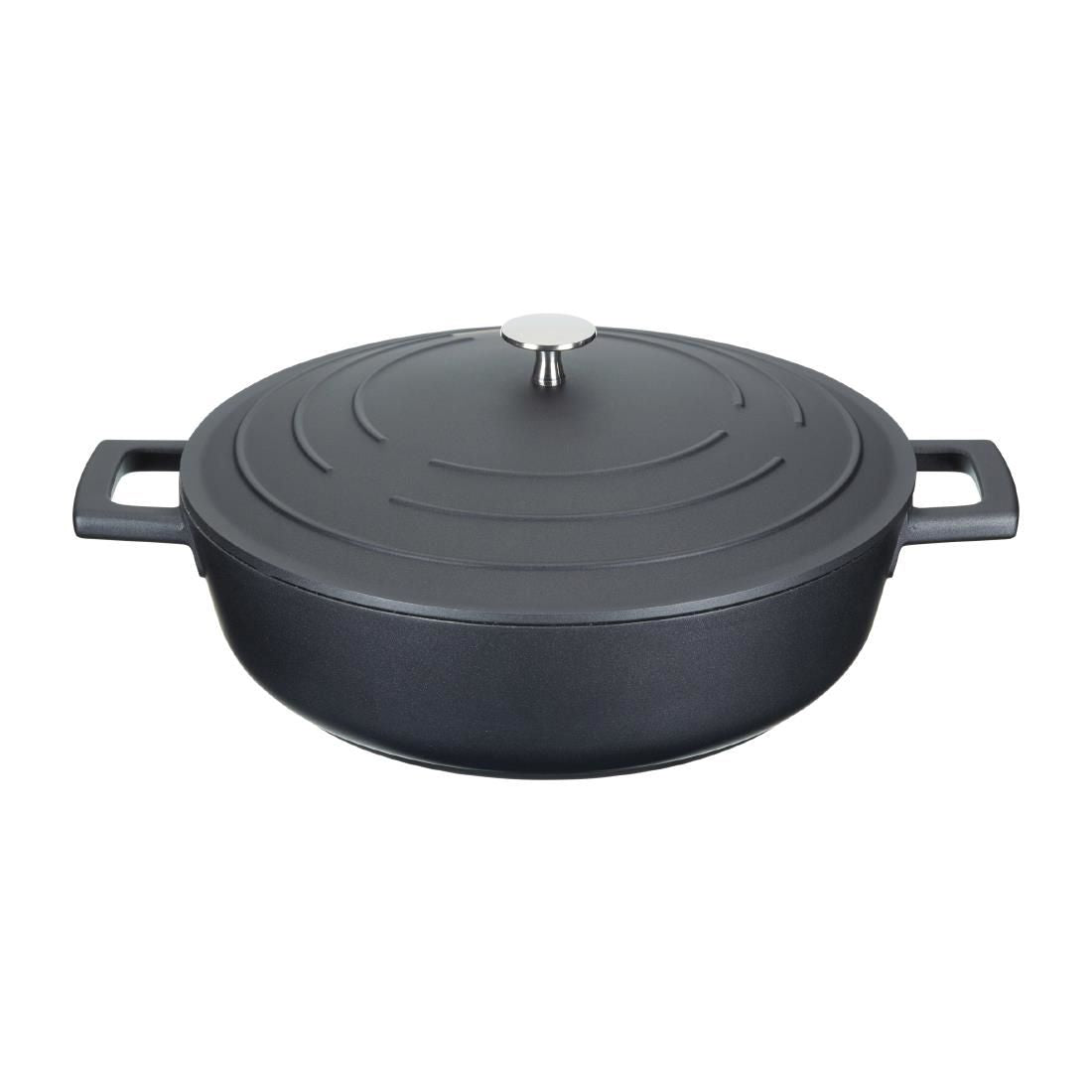 FA866 Masterclass Casserole Dish Shallow 4Ltr JD Catering Equipment Solutions Ltd