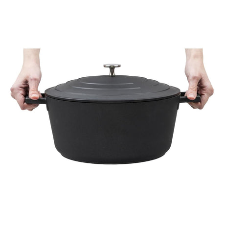 FA867 Masterclass Casserole Dish Shallow 5Ltr JD Catering Equipment Solutions Ltd