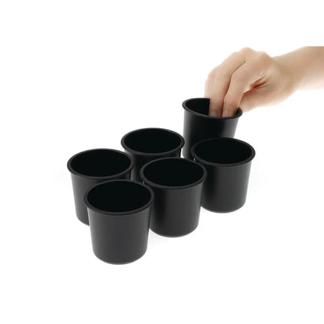 FA892 Matfer Bourgeat Exoglass Dariole Mould 55mm (Pack of 6) - JD Catering Equipment Solutions Ltd