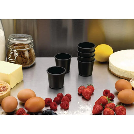 FA892 Matfer Bourgeat Exoglass Dariole Mould 55mm (Pack of 6) - JD Catering Equipment Solutions Ltd