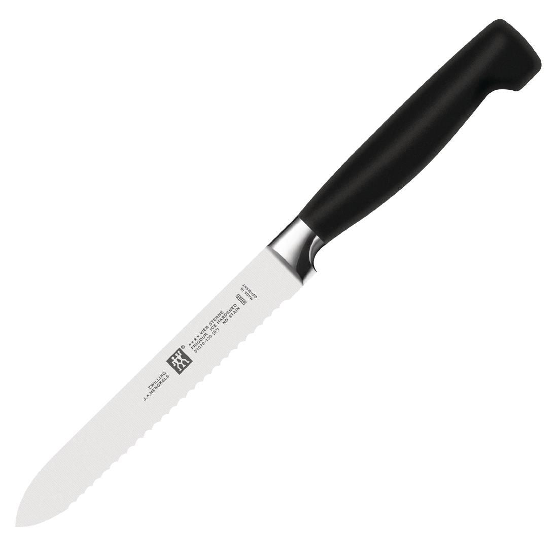 FA922 Zwilling Four Star Utility Knife 12.5cm JD Catering Equipment Solutions Ltd