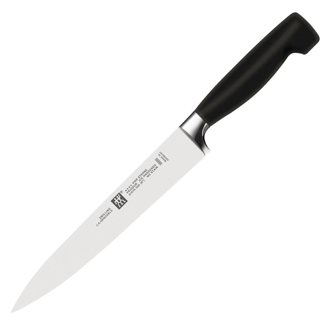 FA925 Zwilling Four Star Carving Knife 20cm JD Catering Equipment Solutions Ltd