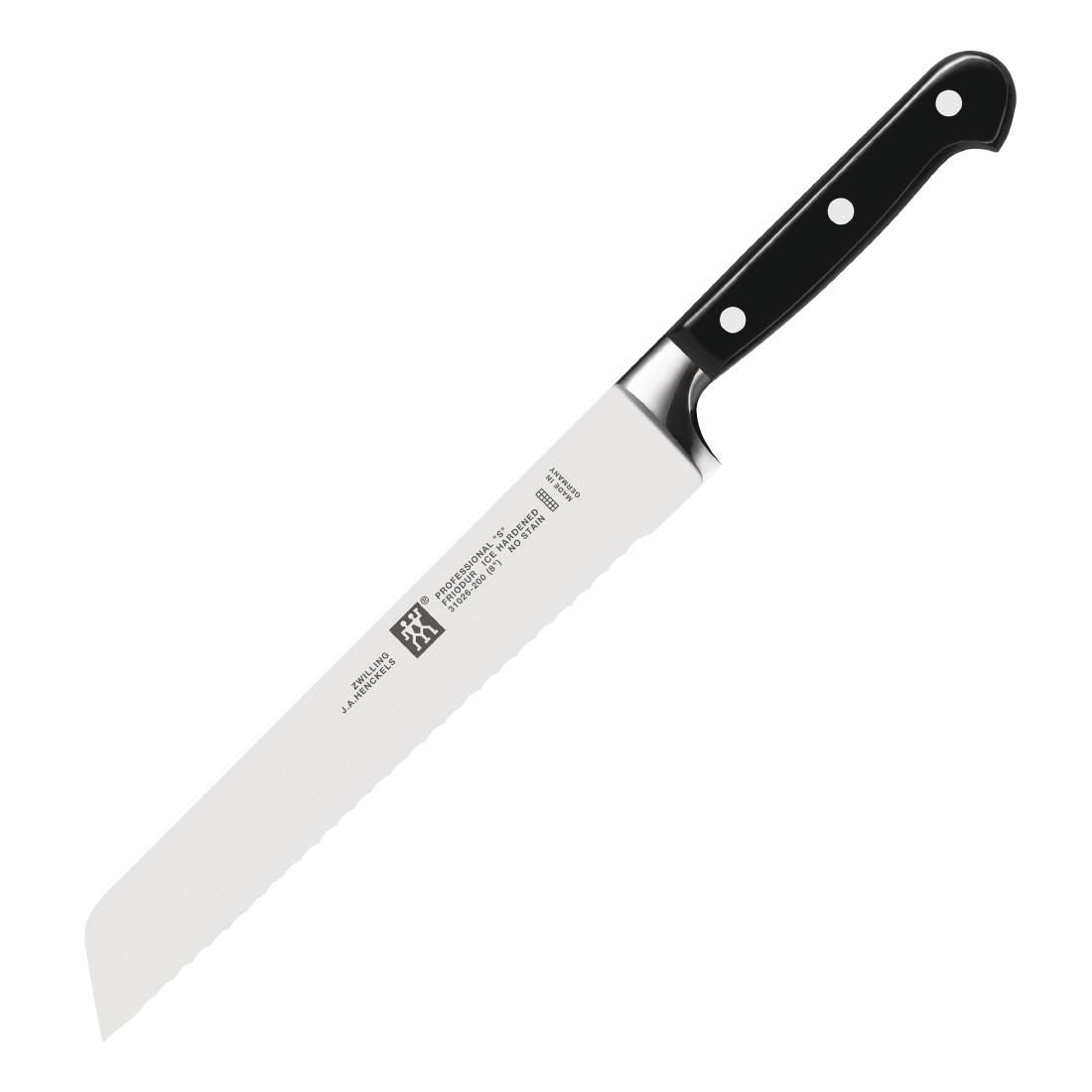 FA954 Zwilling Professional S Bread Knife 20cm JD Catering Equipment Solutions Ltd
