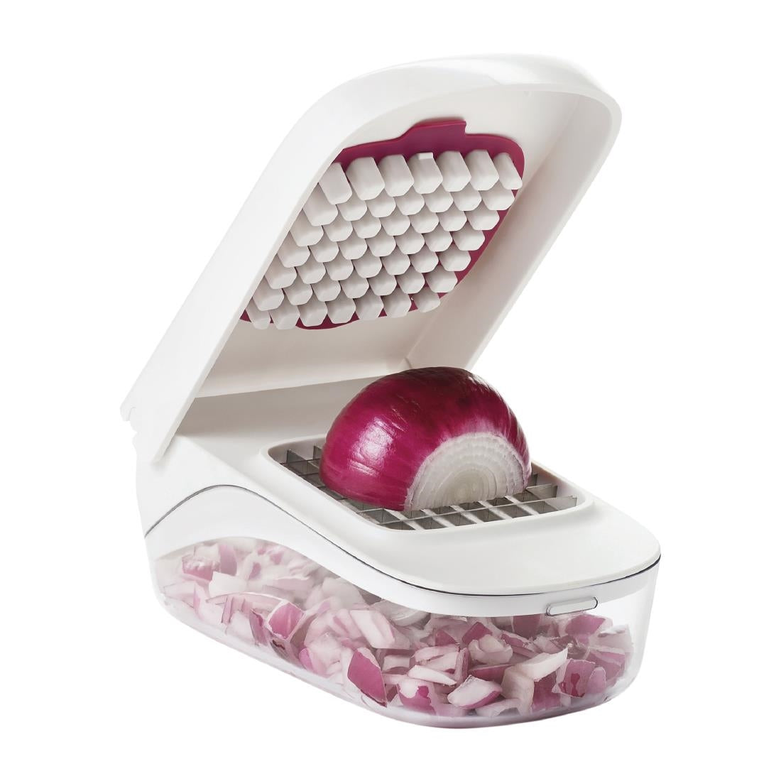 FB065 Oxo Vegetable Chopper with Easy Pour Opening JD Catering Equipment Solutions Ltd