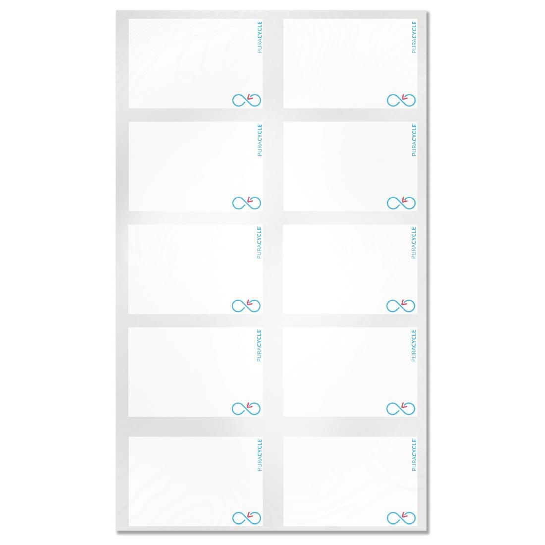 FB280 Puracycle Reusable Blank Labels (Pack of 50) JD Catering Equipment Solutions Ltd