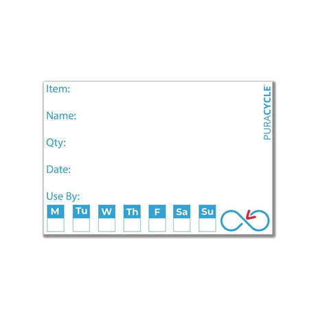 FB281 Puracycle Reusable Day Labels (Pack of 50) JD Catering Equipment Solutions Ltd