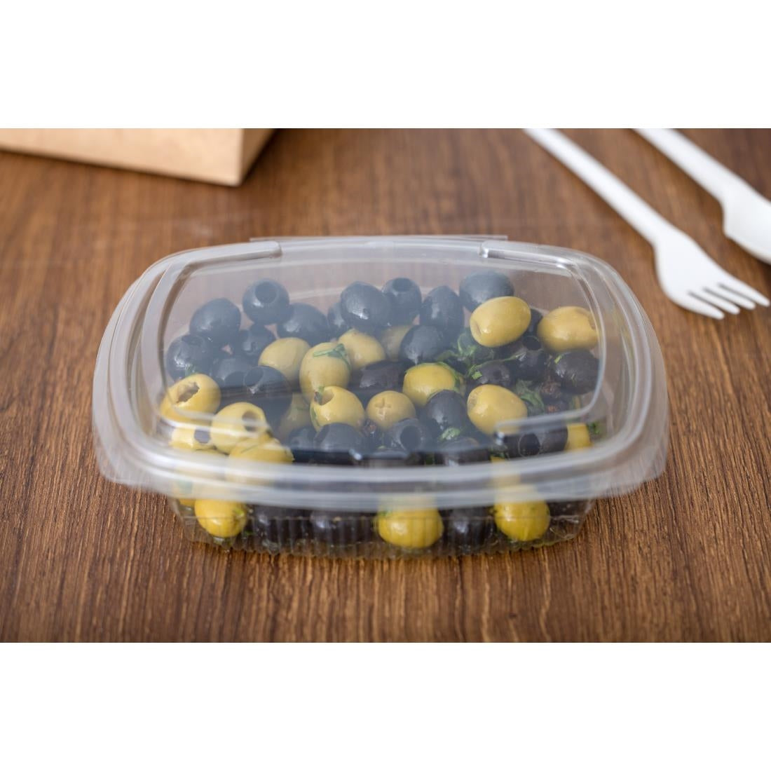 FB357 Faerch Fresco Recyclable Deli Containers With Lid 750ml / 26oz (Pack of 300) JD Catering Equipment Solutions Ltd