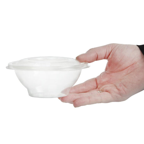 FB367 Faerch Contour Recyclable Deli Bowls With Lid 375ml / 13oz (Pack of 550) JD Catering Equipment Solutions Ltd