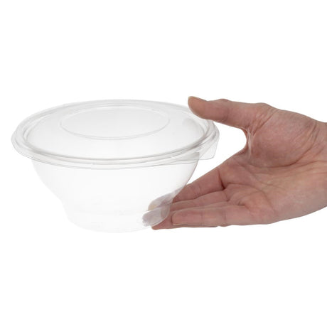 FB370 Faerch Contour Recyclable Deli Bowls With Lid 1000ml / 35oz (Pack of 200) JD Catering Equipment Solutions Ltd