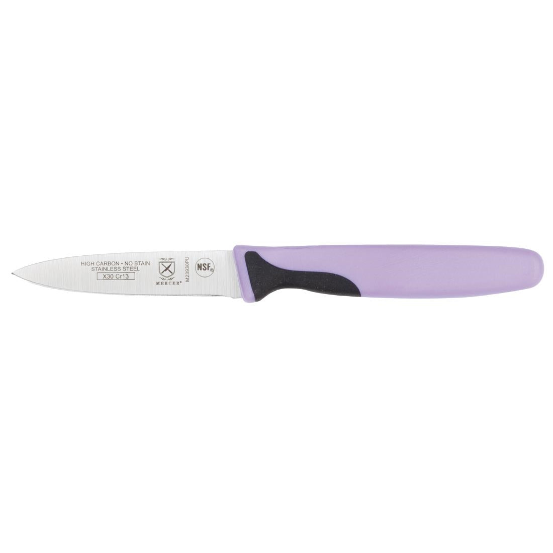 FB507 Mercer Millennia Culinary Allergen Safety Slim Paring Knife 8cm JD Catering Equipment Solutions Ltd