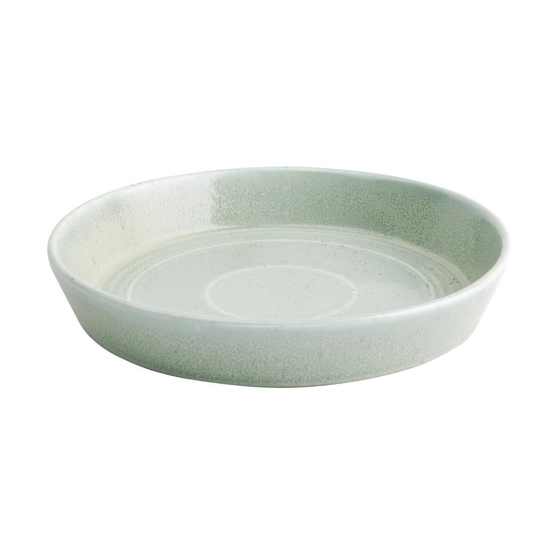 FB561 Olympia Cavolo Flat Round Bowls Spring Green 220mm (Pack of 4) JD Catering Equipment Solutions Ltd