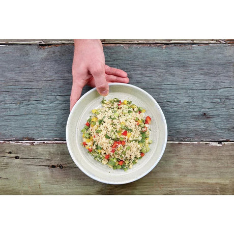 FB561 Olympia Cavolo Flat Round Bowls Spring Green 220mm (Pack of 4) - JD Catering Equipment Solutions Ltd