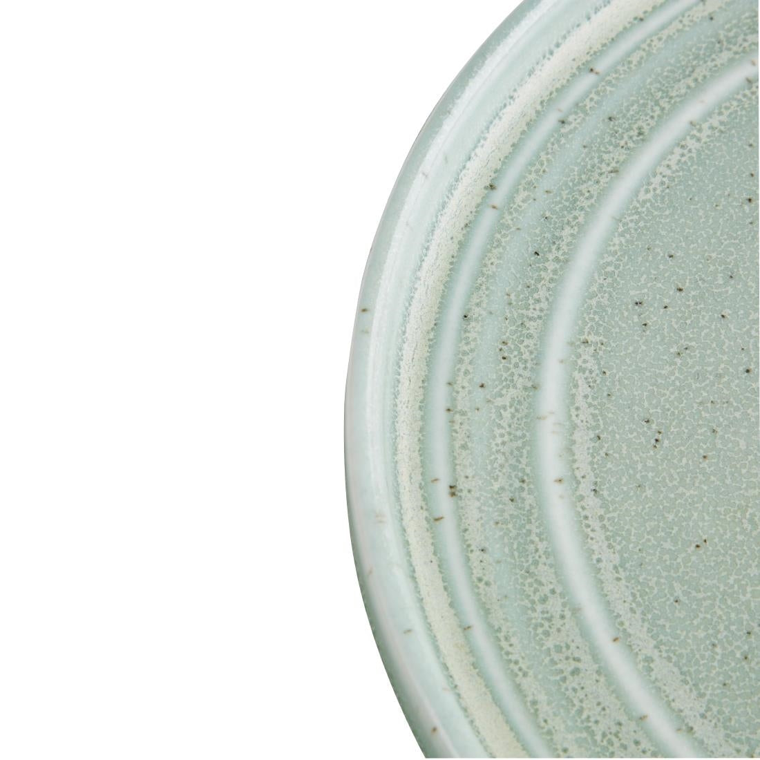 FB564 Olympia Cavolo Flat Round Plates Spring Green 270mm (Pack of 4) JD Catering Equipment Solutions Ltd