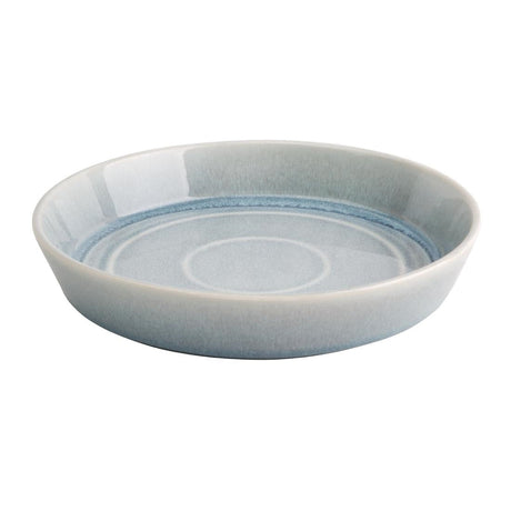 FB566 Olympia Cavolo Flat Round Bowls Ice Blue 220mm (Pack of 4) JD Catering Equipment Solutions Ltd