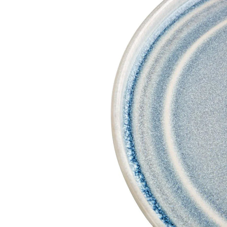 FB568 Olympia Cavolo Flat Round Plates Ice Blue 220mm (Pack of 6) - JD Catering Equipment Solutions Ltd
