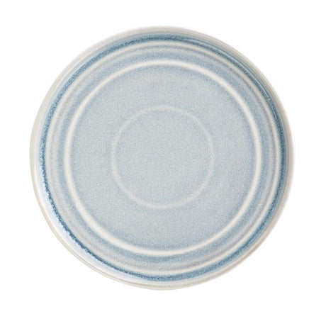 FB568 Olympia Cavolo Flat Round Plates Ice Blue 220mm (Pack of 6) JD Catering Equipment Solutions Ltd