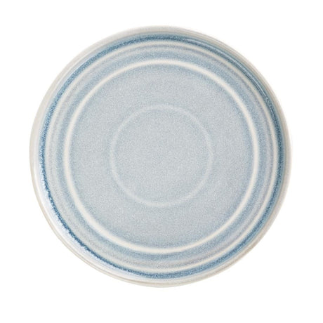 FB568 Olympia Cavolo Flat Round Plates Ice Blue 220mm (Pack of 6) JD Catering Equipment Solutions Ltd