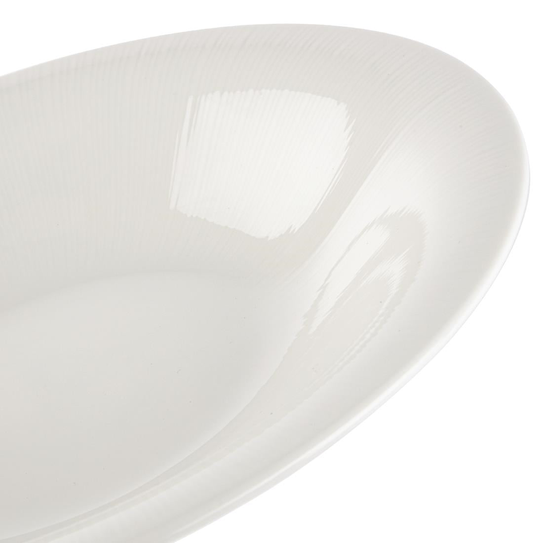 FB647 Royal Bone Ascot Embossed Wide Rim Bowl 300mm (Pack of 6) JD Catering Equipment Solutions Ltd