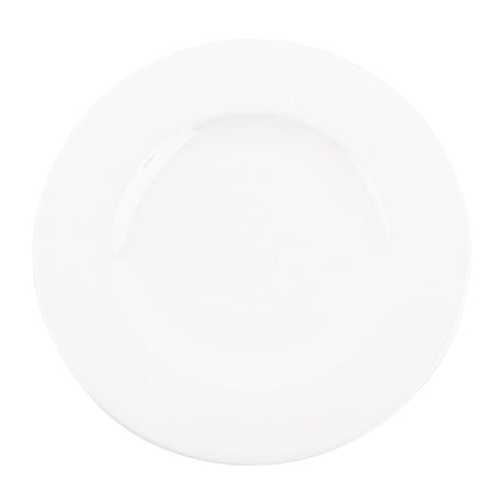 FB650 Royal Bone Ascot Wide Rim Flat Profile Plate 175mm (Pack of 12) JD Catering Equipment Solutions Ltd