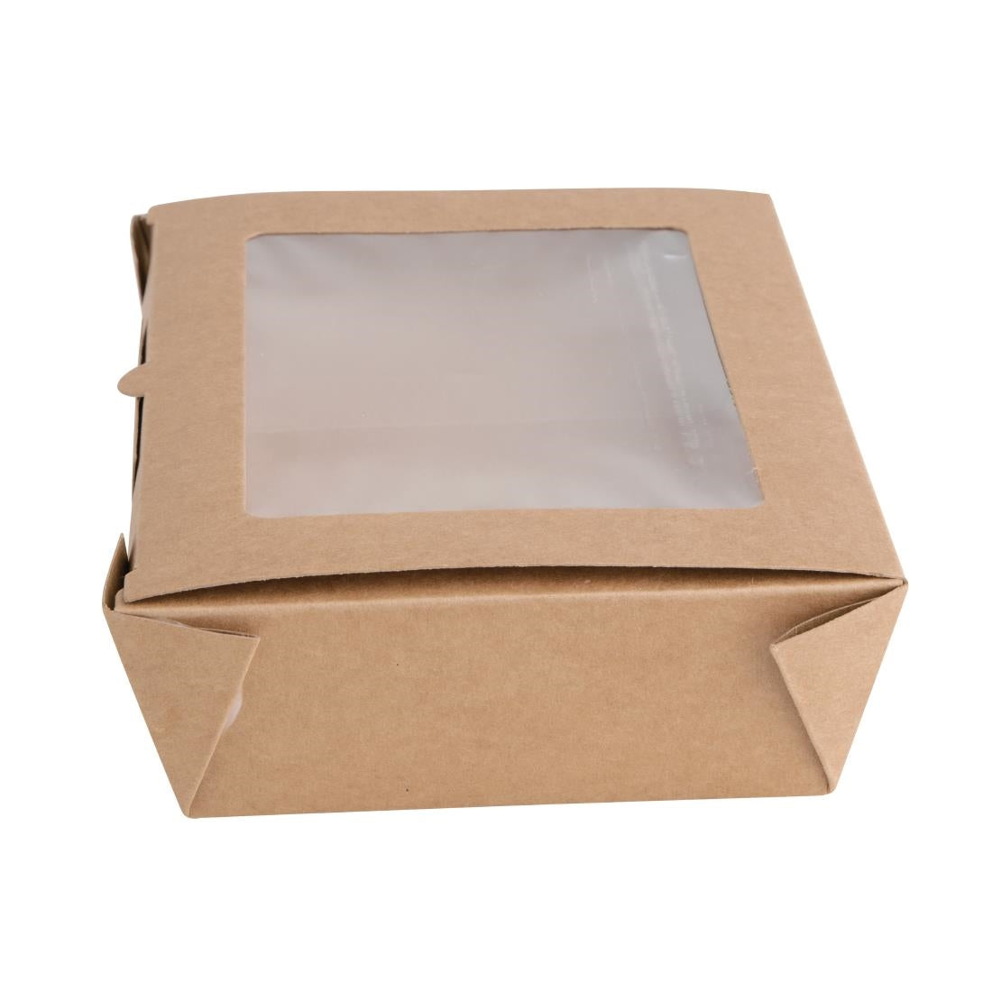 FB676 Fiesta Compostable Salad Boxes with PLA Windows 700ml (Pack of 200) JD Catering Equipment Solutions Ltd