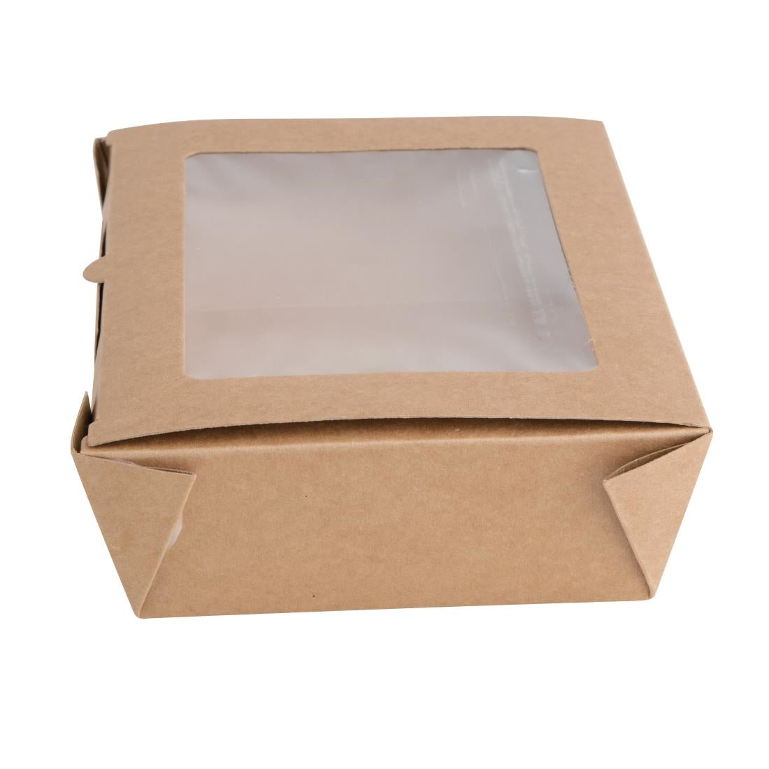 FB677 Fiesta Compostable Salad Boxes with PLA Windows 1200ml (Pack of 200) JD Catering Equipment Solutions Ltd
