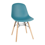 FB819 Bolero Arlo Side Chairs Teal (Pack of 2) JD Catering Equipment Solutions Ltd