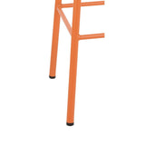 FB940 Bolero Cantina High Stools with Wooden Seat Pad Orange (Pack of 4) JD Catering Equipment Solutions Ltd