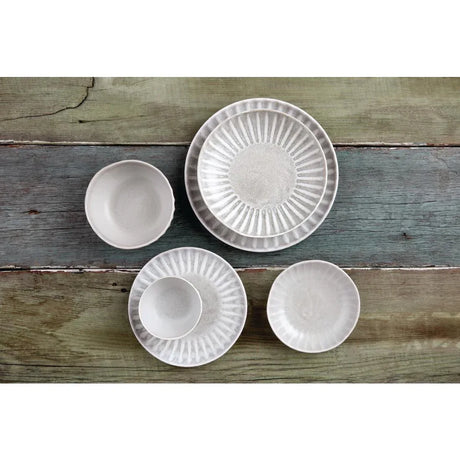 FB954 Olympia Corallite Plates Concrete Grey 280mm (Pack of 6) - JD Catering Equipment Solutions Ltd