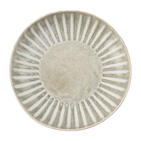 FB955 Olympia Corallite Plates Concrete Grey 205mm (Pack of 6) JD Catering Equipment Solutions Ltd