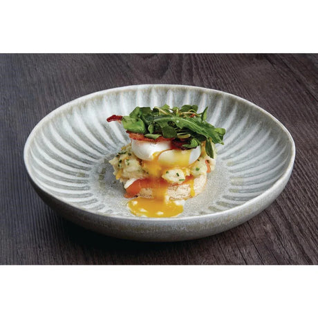 FB957 Olympia Corallite Coupe Bowls Concrete Grey 220mm (Pack of 6) - JD Catering Equipment Solutions Ltd