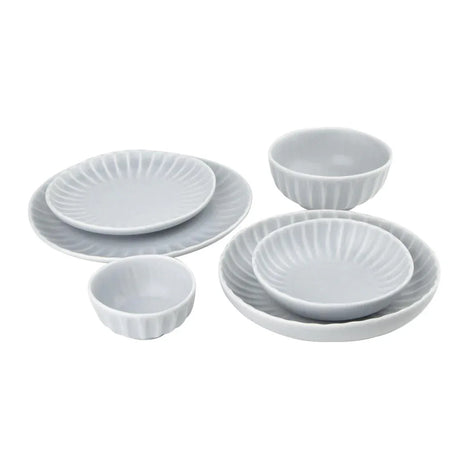 FB959 Olympia Corallite Coupe Bowls Concrete Grey 160mm (Pack of 6) - JD Catering Equipment Solutions Ltd